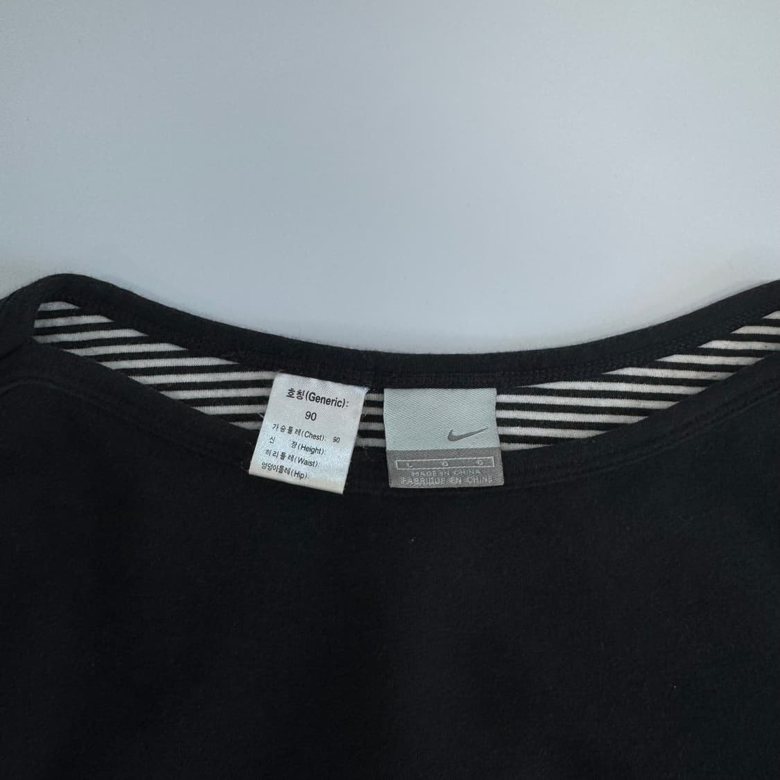 Nike 나이키 스몰로고 블랙 롱슬리브 상품이미지5
