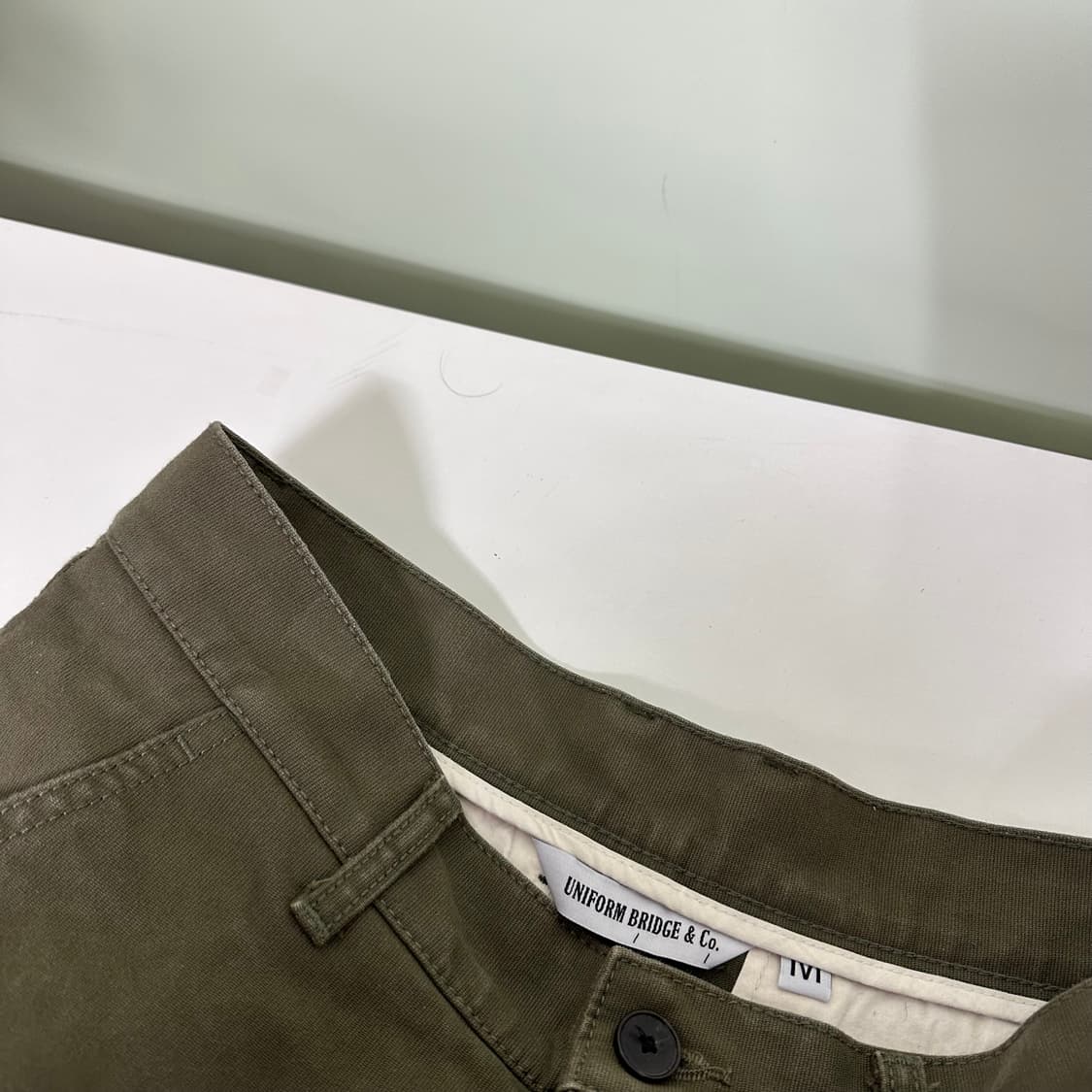 M 유니폼브릿지 카키 레귤러핏 워크팬츠 상품이미지2