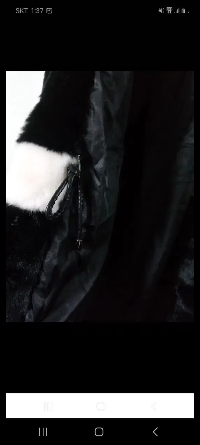 바이레더 퍼 롱자켓 프리사이즈 상품이미지4