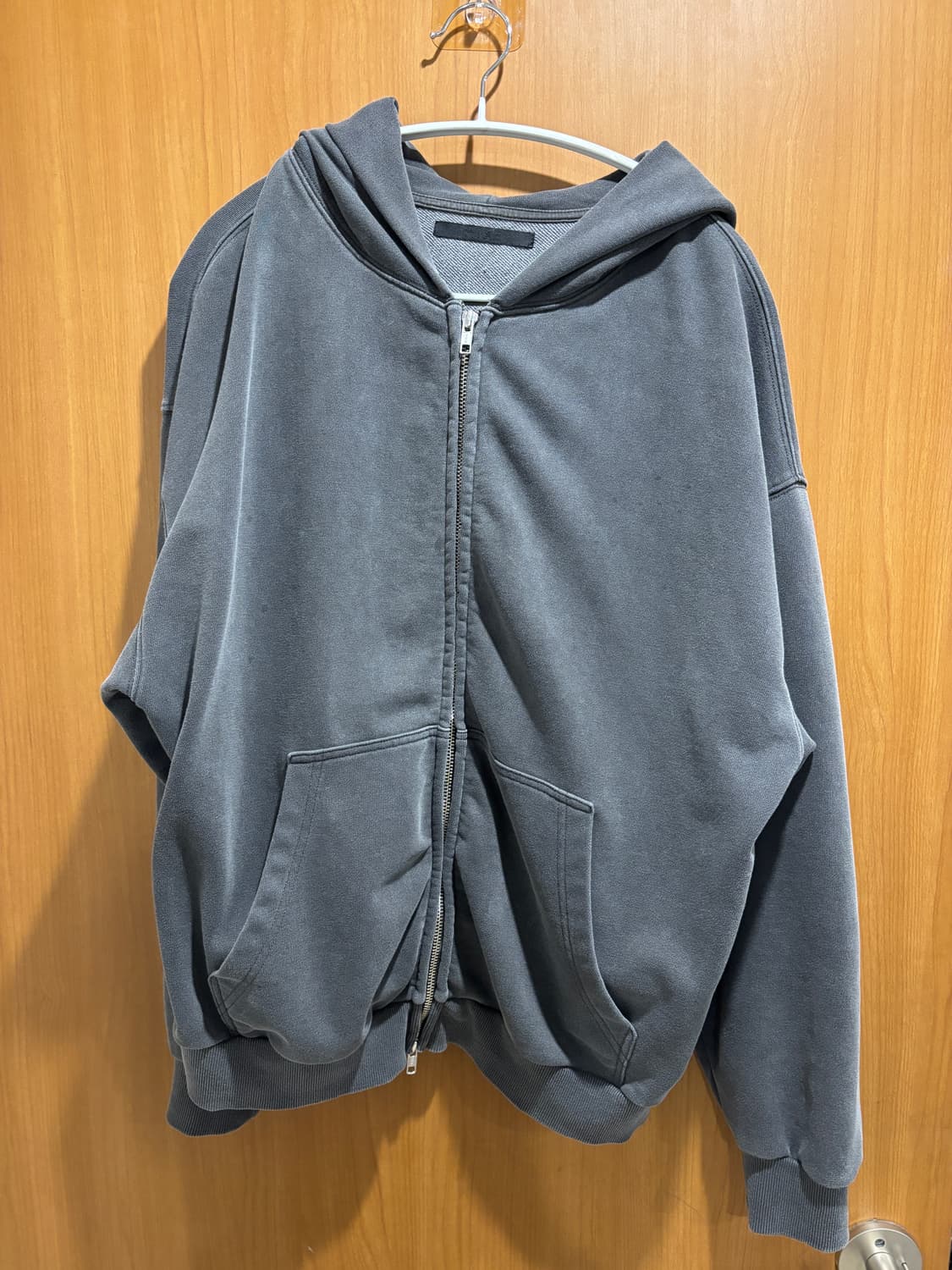 HTAE 80s VTG Hood Zip Aged Black 상품이미지3