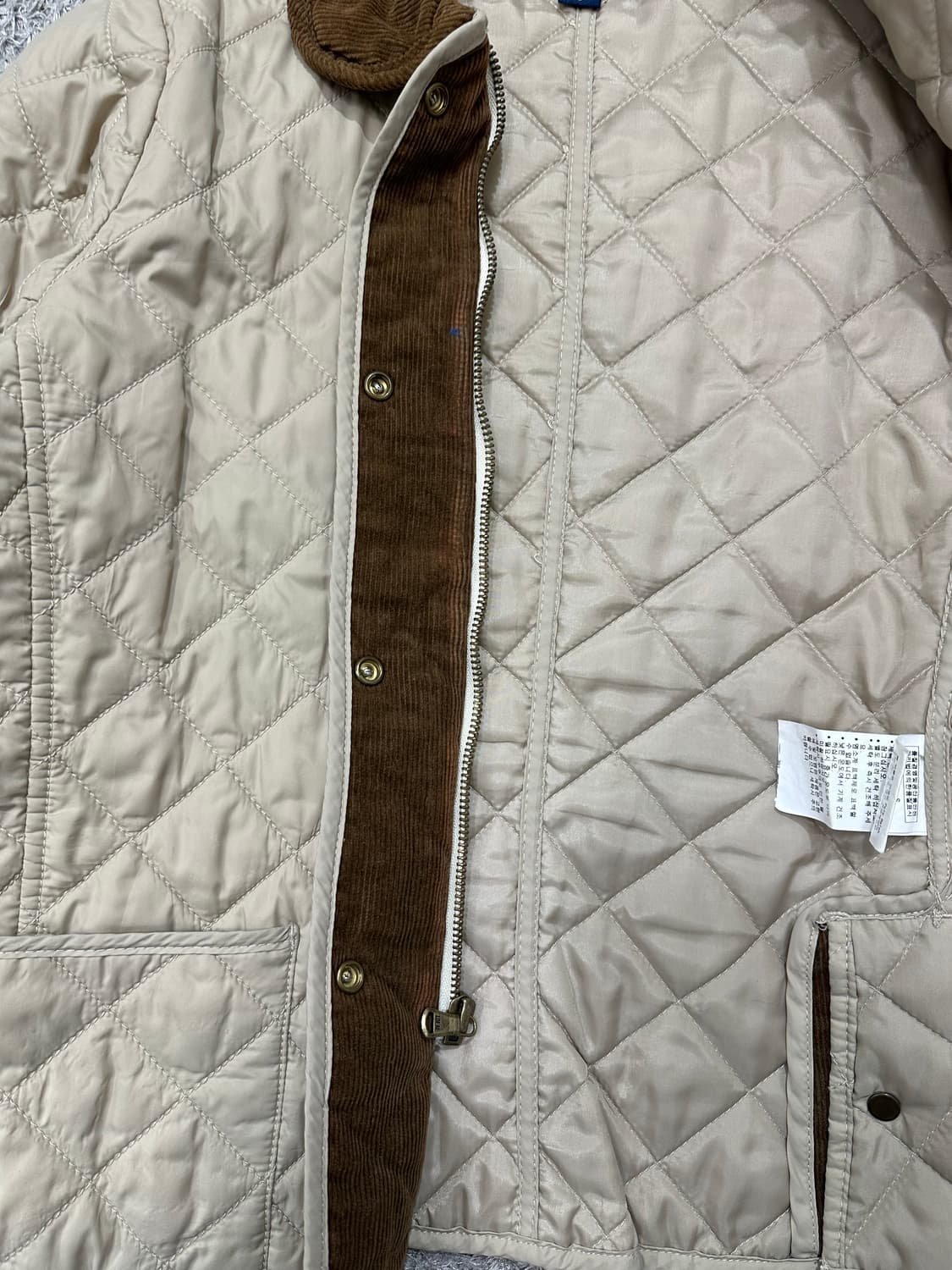 [우먼90] 폴로진스 퀼팅자켓 상품이미지4