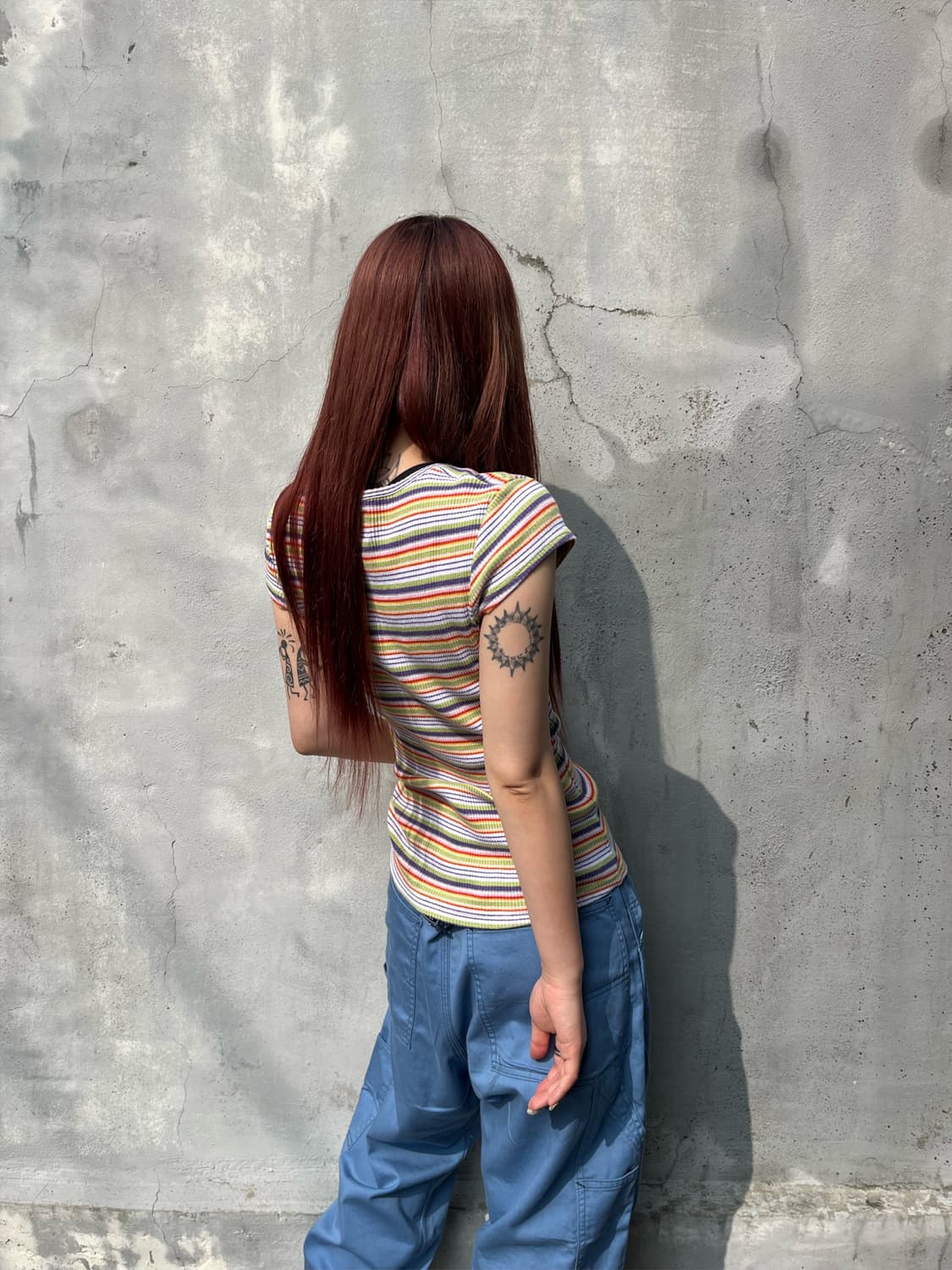 스투시 스트라이프 반팔탑 상품이미지9