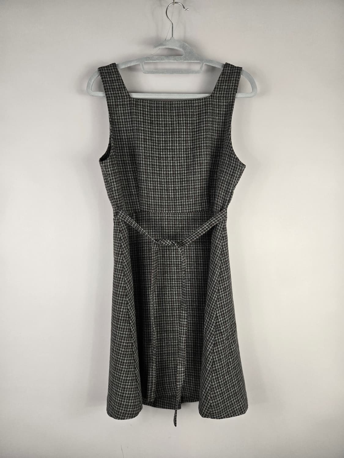 [무료배송]미쏘 M 여성 울 혼방 민소매 체크 미니 플레어 원피스 상품이미지6