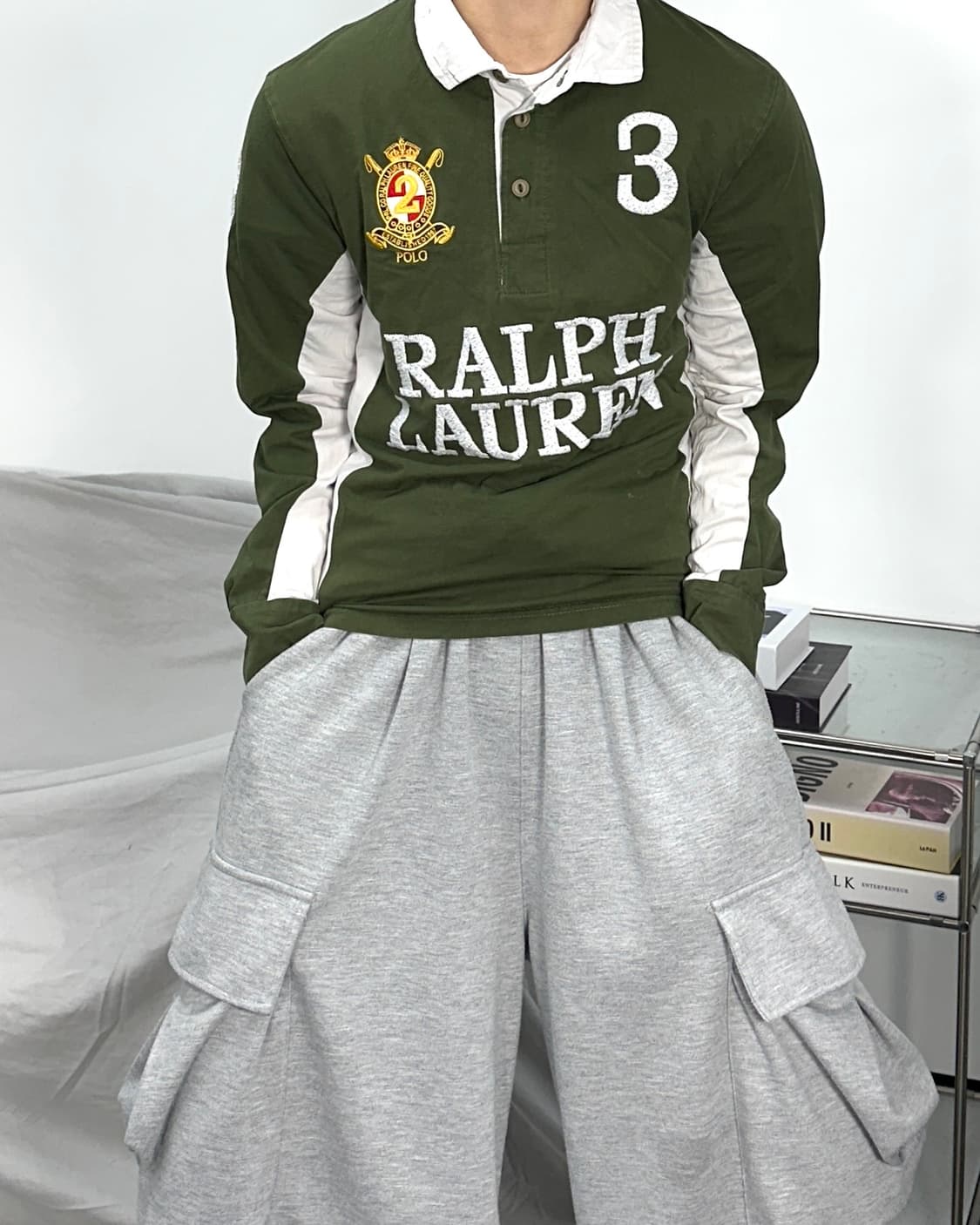 랄프로렌 90s 럭비 pk M 상품이미지1