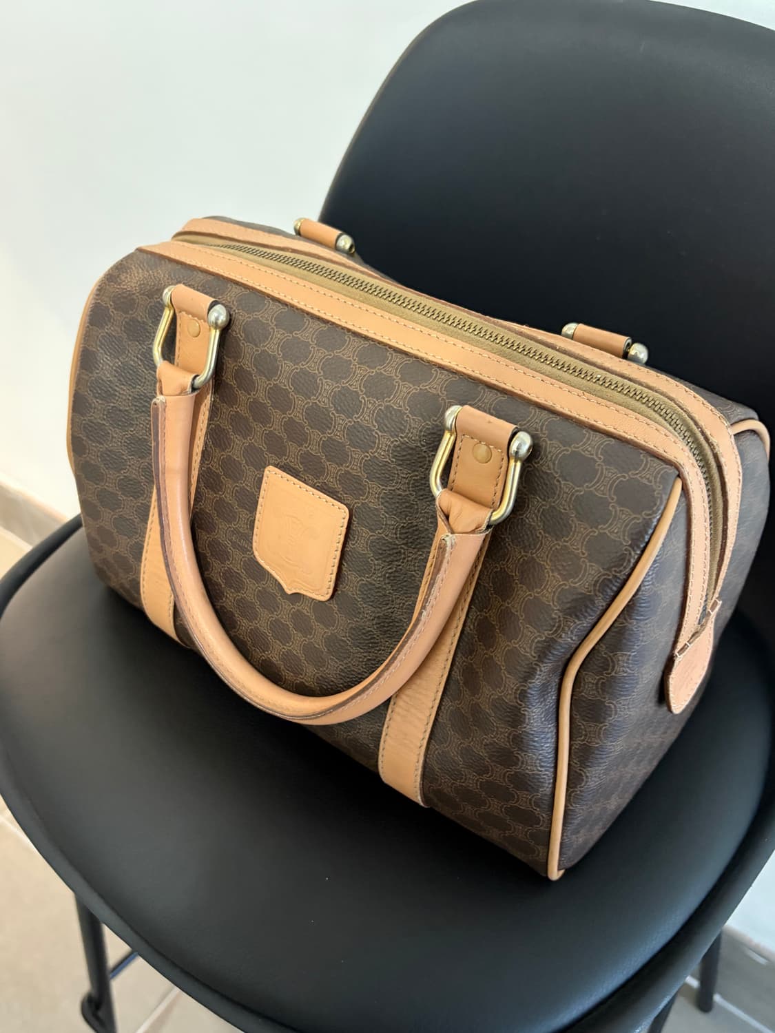 90‘s 셀린느 마카담 미니 보스턴백 상품이미지2