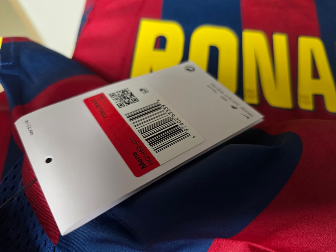 05-06 바르셀로나 홈 긴팔 리이슈 호나우지뉴 상품이미지3