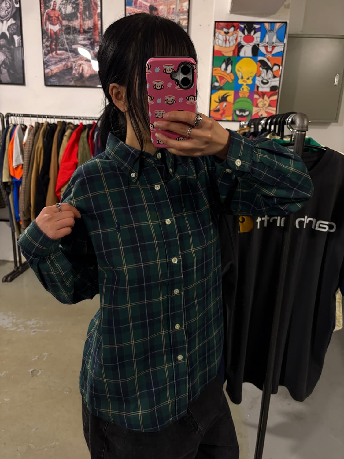 폴로 체크셔츠 상품이미지1