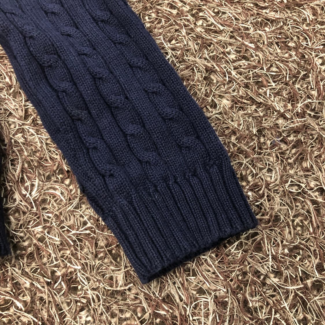 로렌 랄프로렌 네이비 니트 집업 자켓 상품이미지3