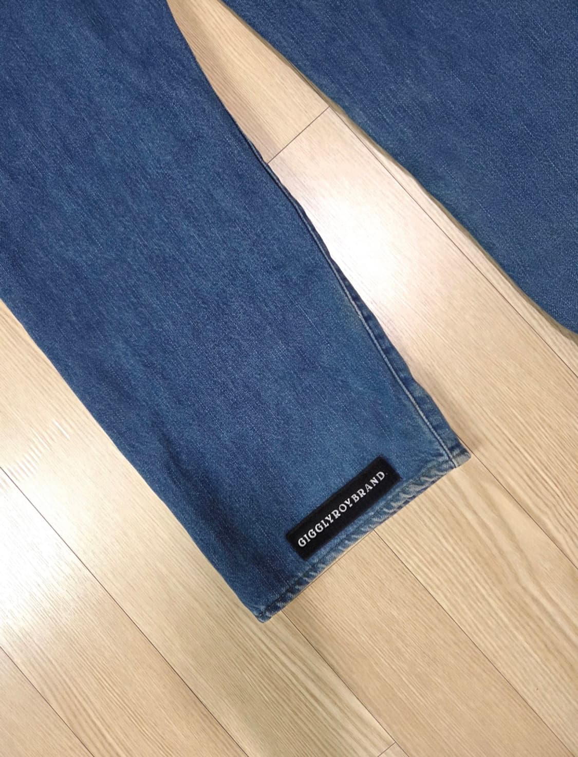 기글리로리 체위 와펜 레귤러 데님 팬츠 상품이미지7