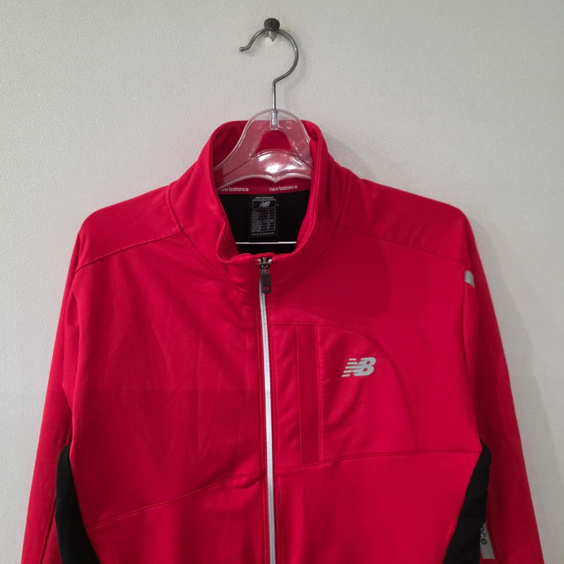 뉴발란스 집업 자켓 레드 S 상품이미지3