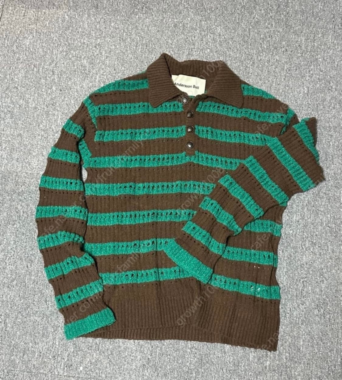 앤더슨벨 버블스트라이프 니트 Xl 팝니다 상품이미지1
