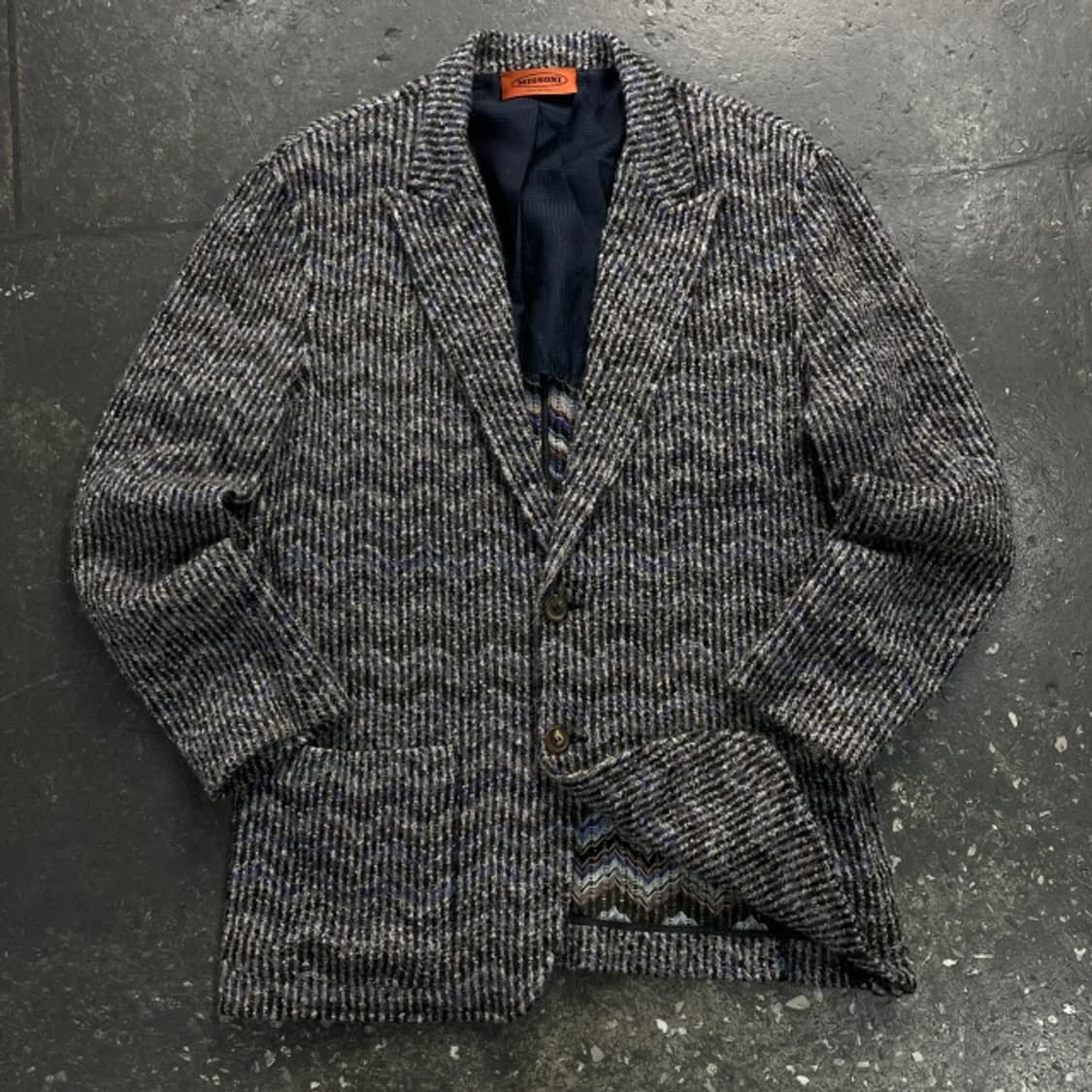 100-105 미쏘니 트위드 블레이저 자켓  상품이미지1