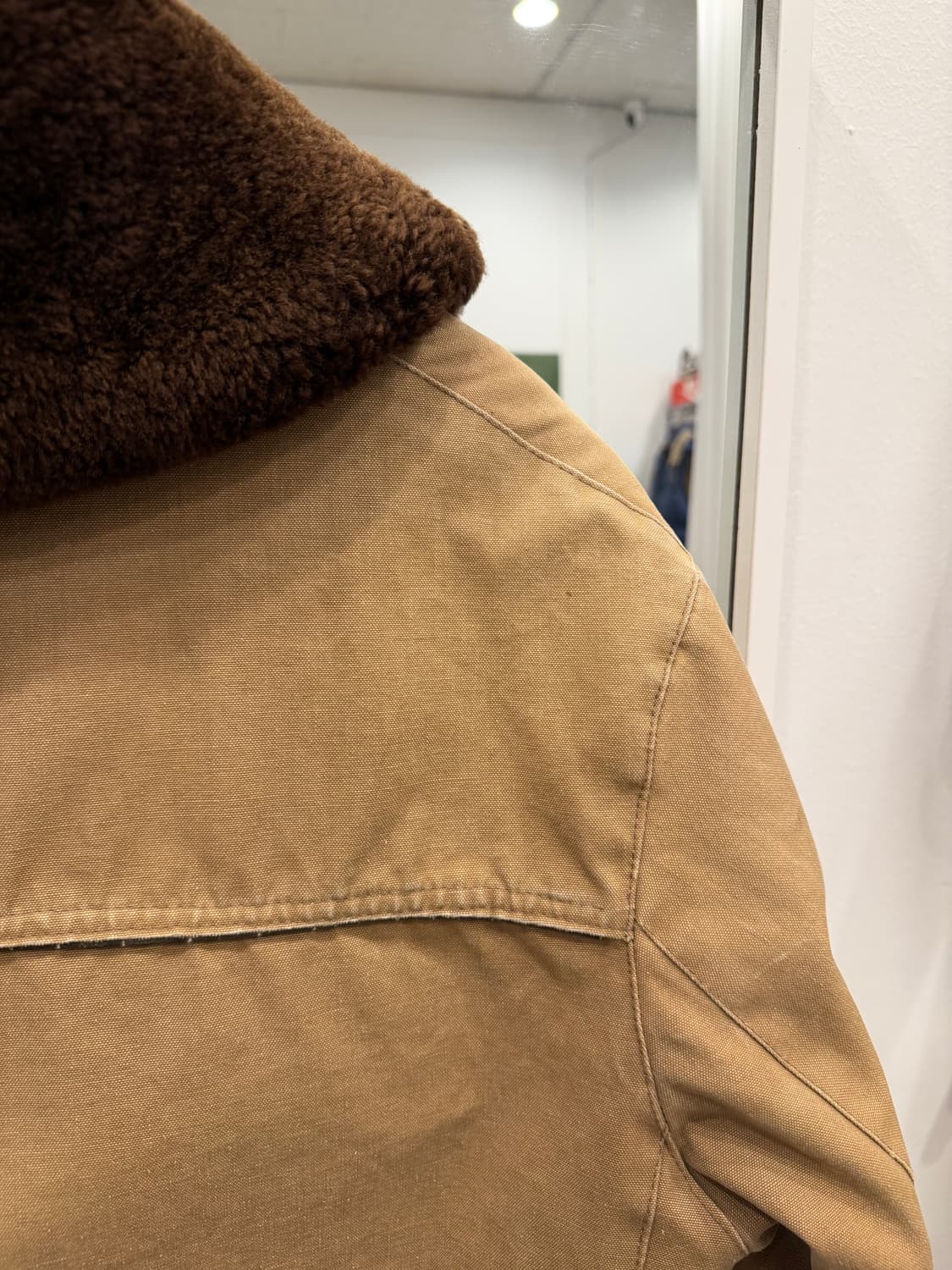 70s Vtg 프렌치 무톤 매키노 랜치 코트 상품이미지7