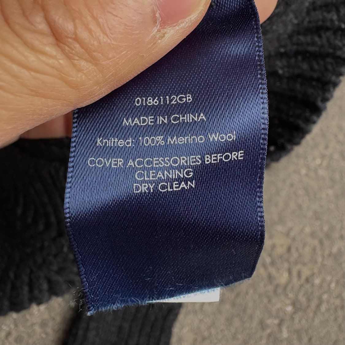 폴로랄프로렌 니트 자켓 블랙 M 상품이미지5