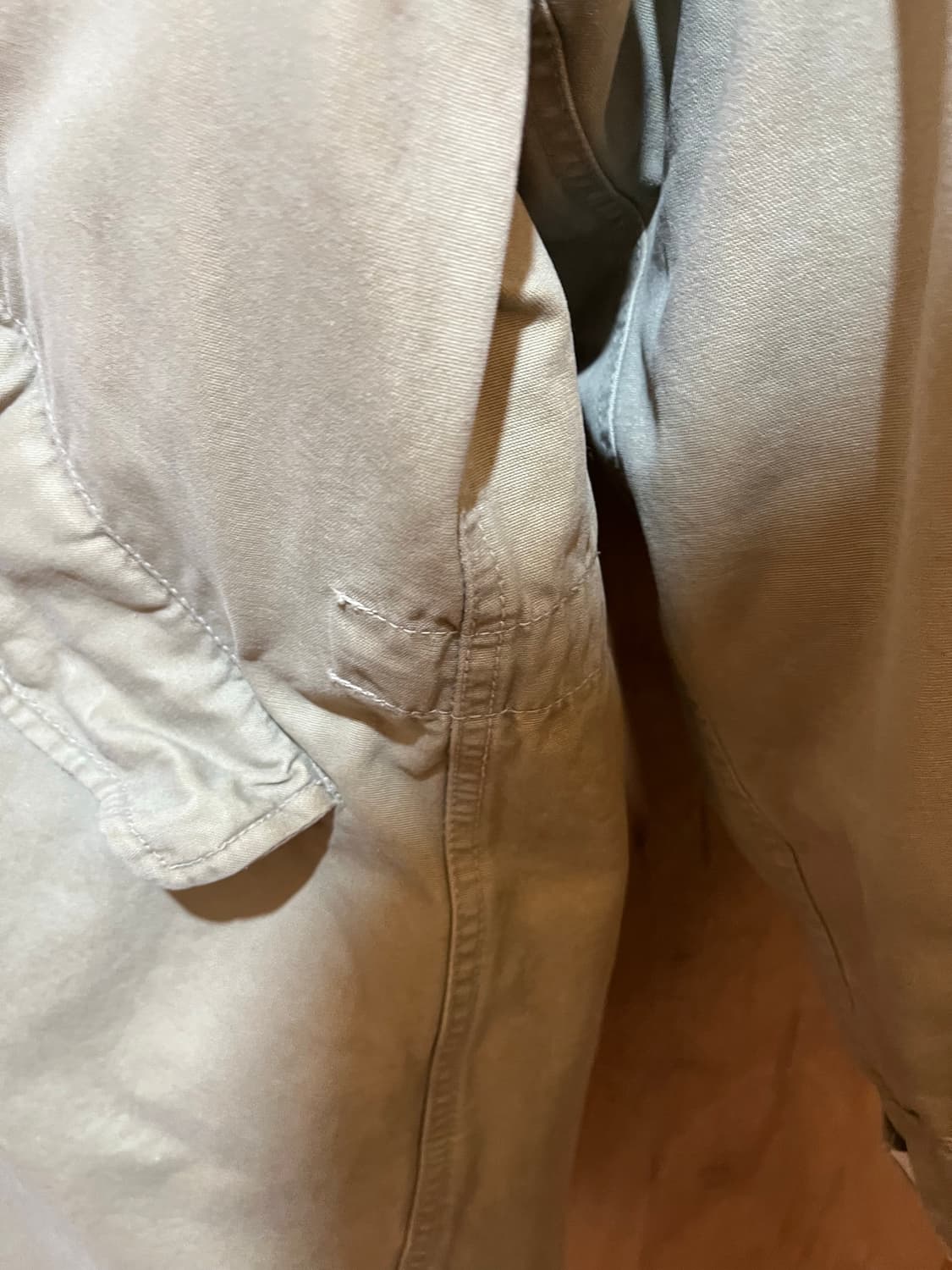 Old uniqlo 베이지 야상 자켓 상품이미지3