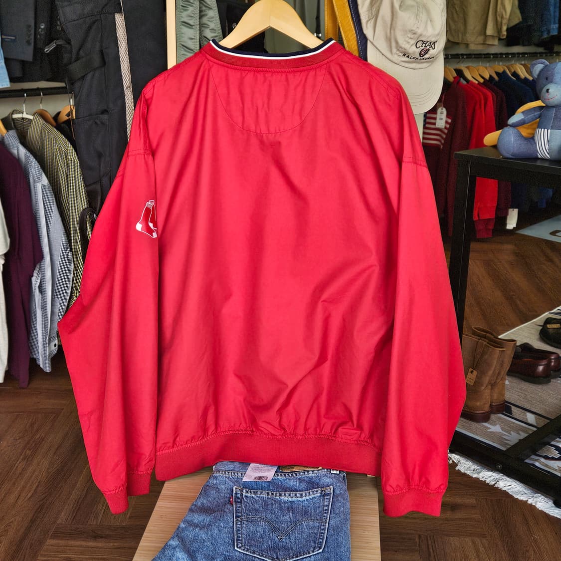 나이키 보스턴 레드삭스 레드 웜업 저지 상품이미지5