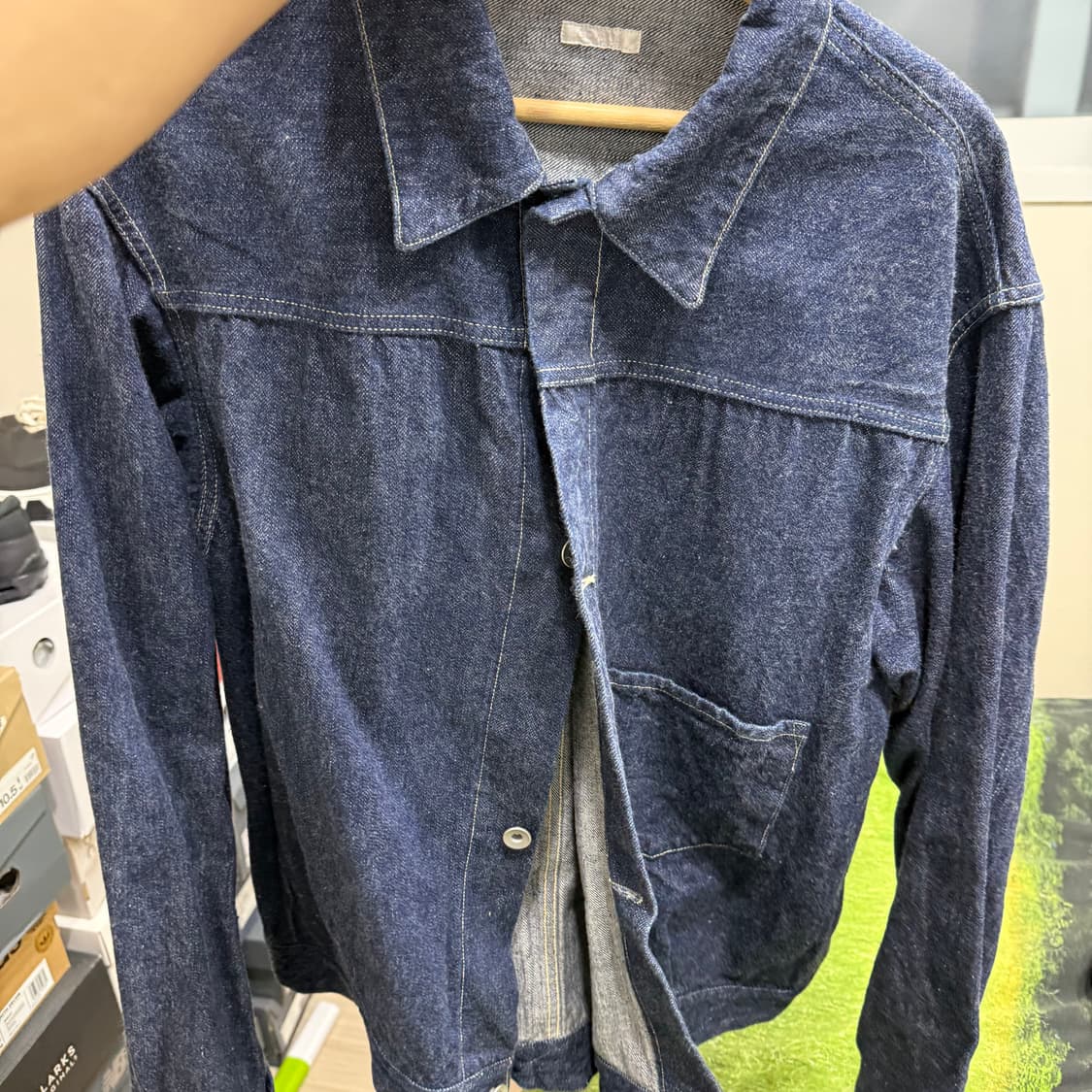 22ss 코모리 데님 셋업 (자켓4, 바지3) 상품이미지3