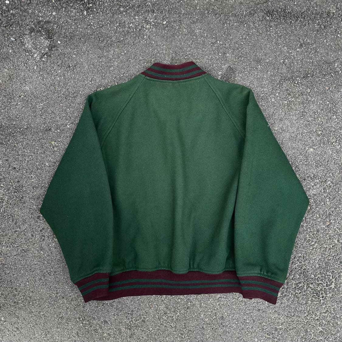 90s 폴로 랄프로렌 자수 울 바시티 자켓 올드스쿨 점퍼 L XL 상품이미지5