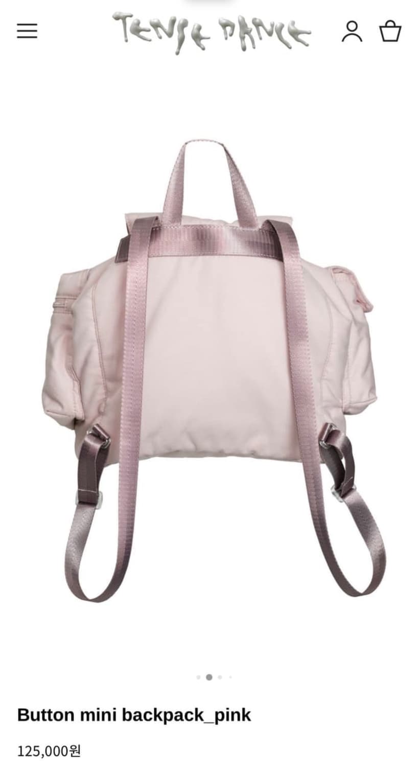 탠스댄스 파히섬 백팩 핑크 상품이미지2