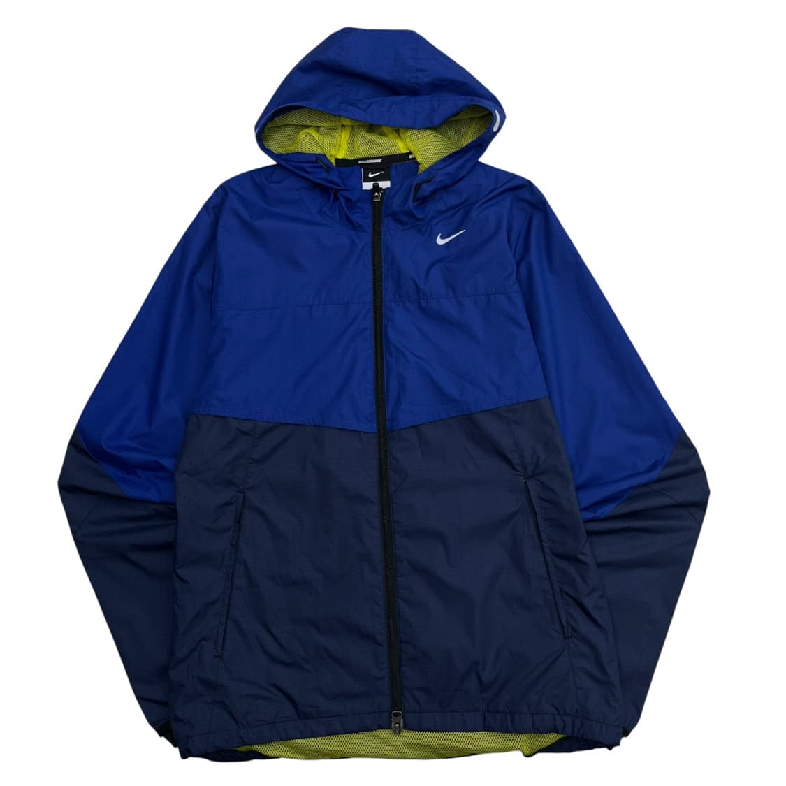 나이키 블루 배색 블랙 후드 바람막이 M 상품이미지2