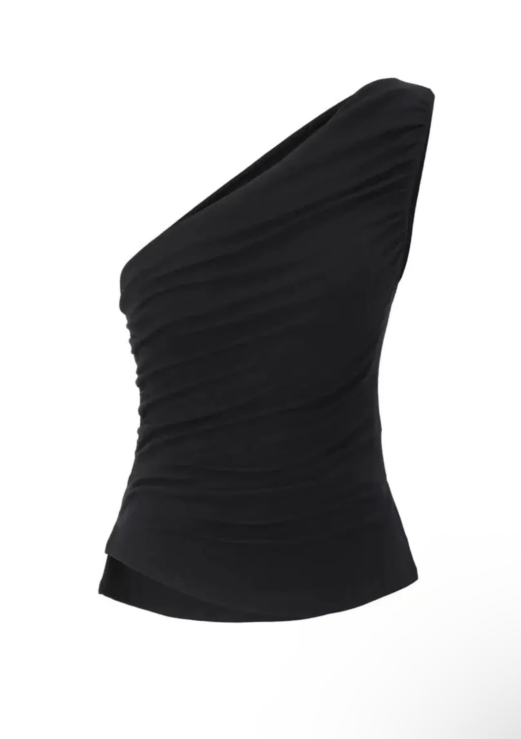 쓰리타임즈 one shoulder drape top 상품이미지1
