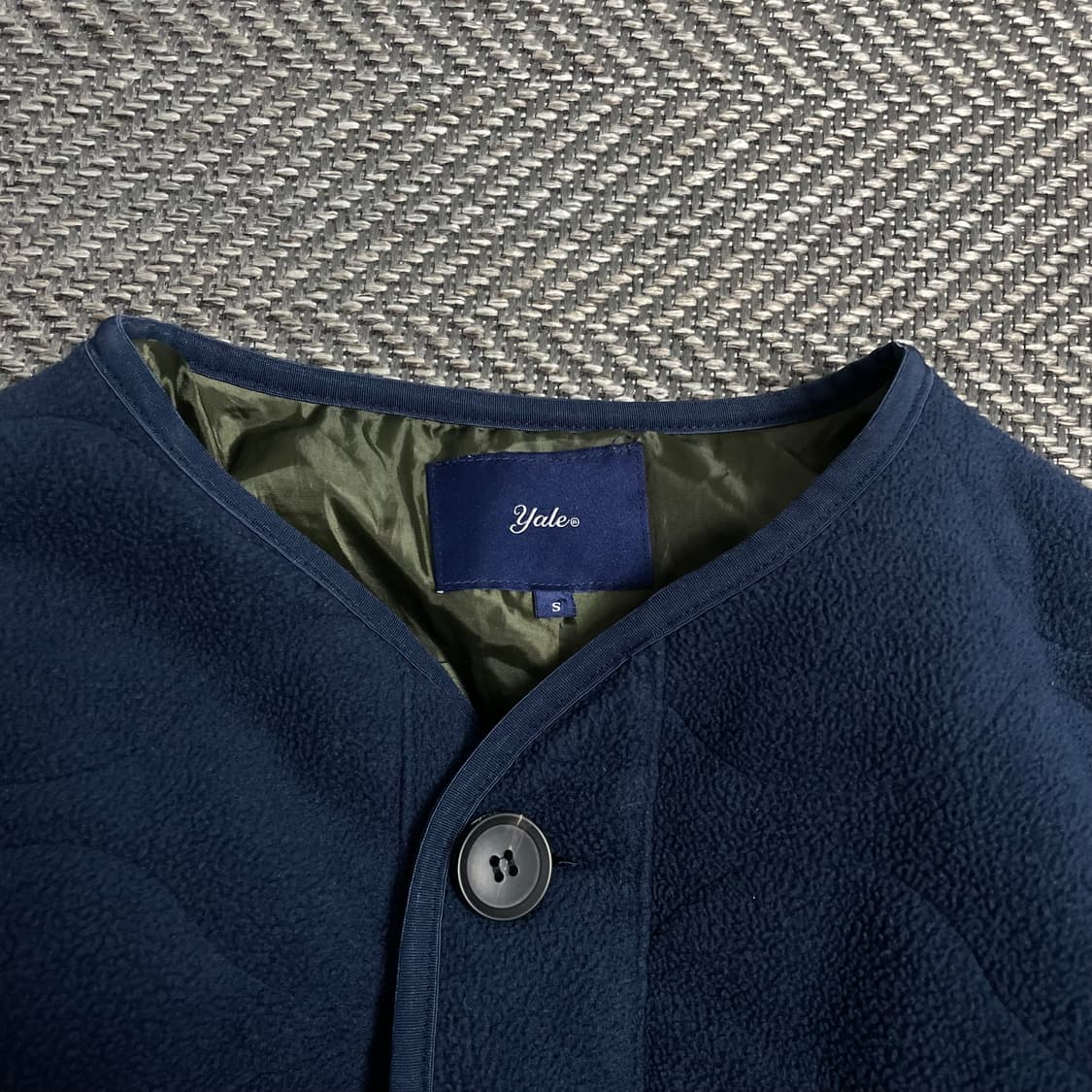Yali 예일 퀼팅 플리스 자켓 네이비o 5334 상품이미지6