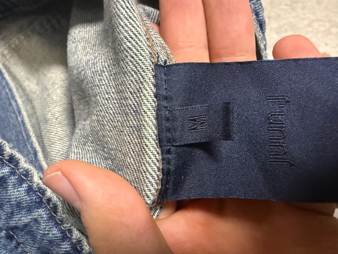 준지 데님후드 점퍼 m  상품이미지3