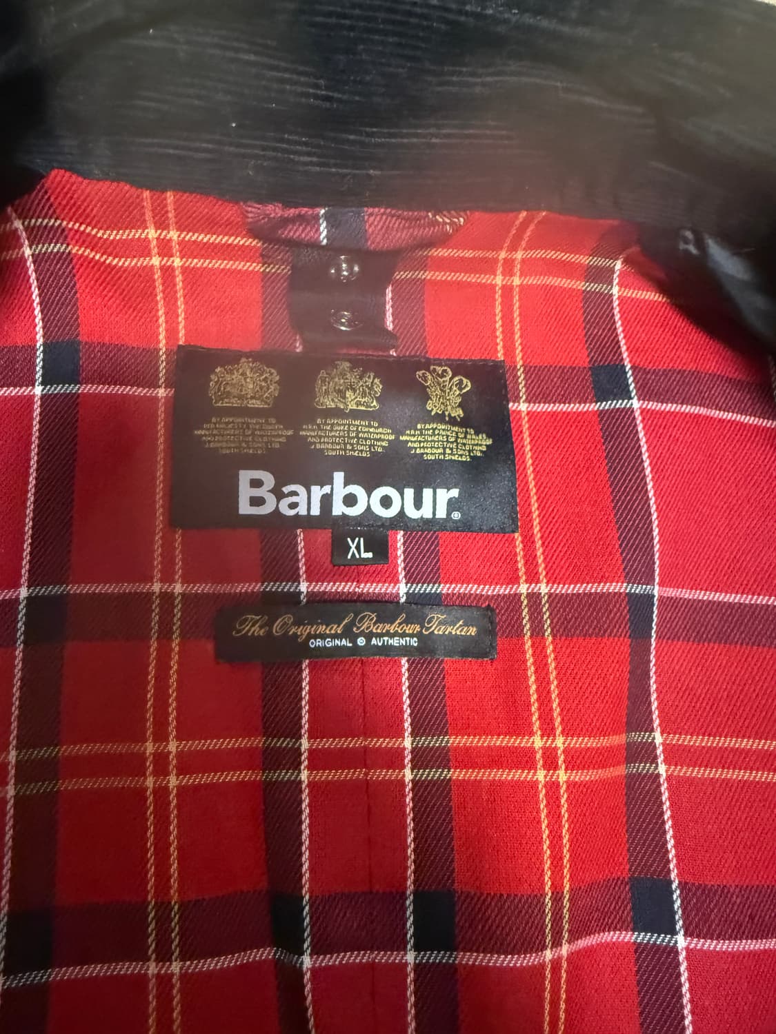 바버 왁스자켓 애쉬비 XL 블랙 상품이미지2