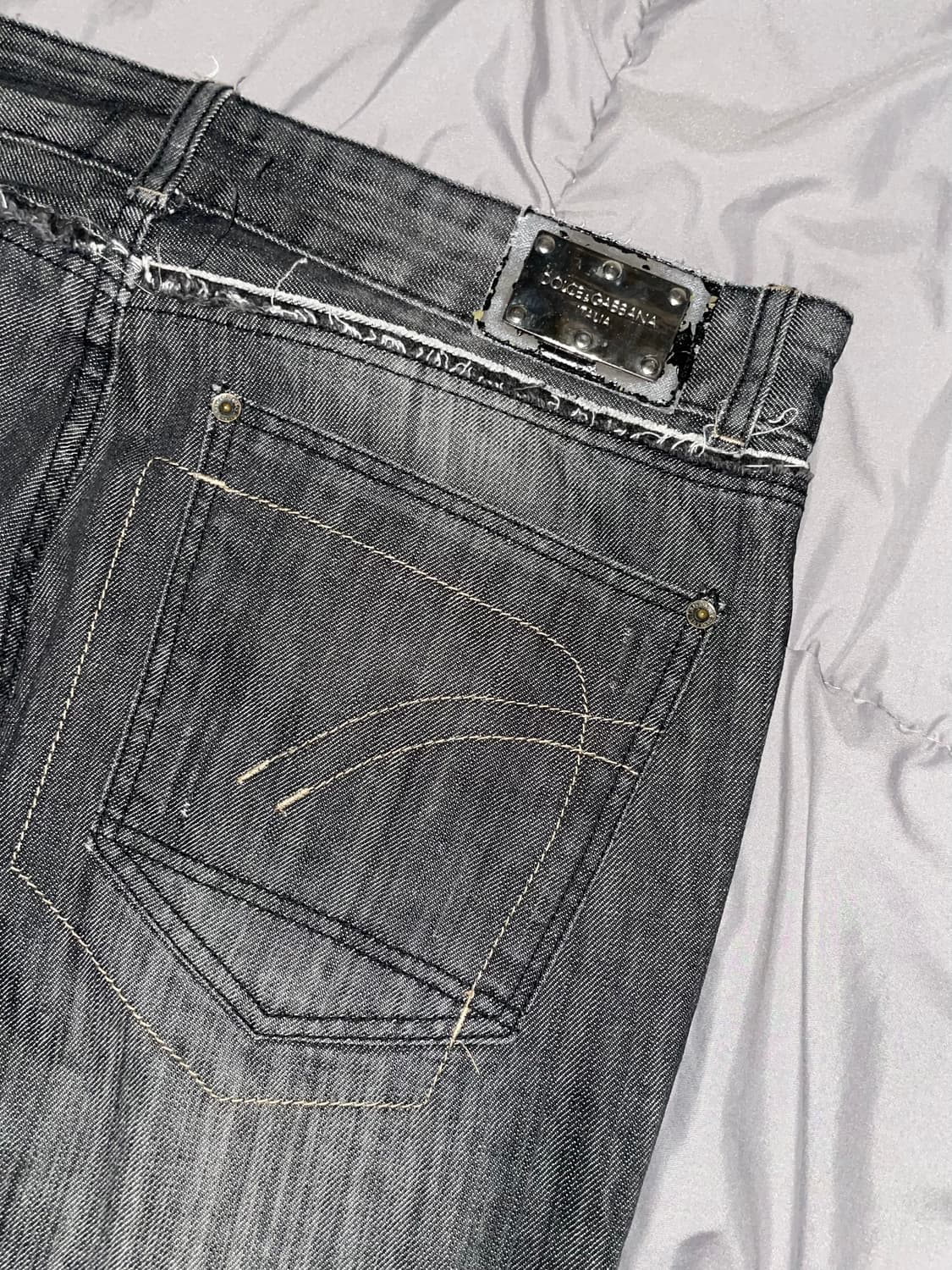 돌체앤가바나 워싱 데님팬츠 상품이미지5