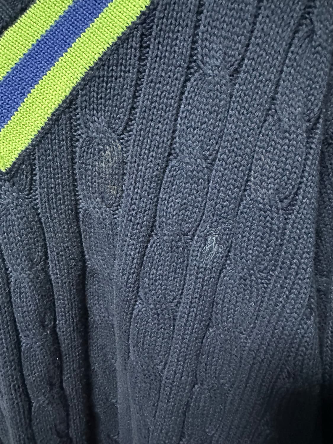 빈티지 폴로 니트 상품이미지3