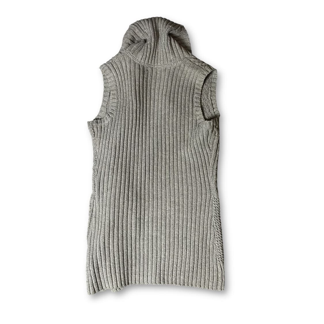 폴로랄프로렌 케이블 니트 가죽 벨트 베스트 XS 상품이미지2