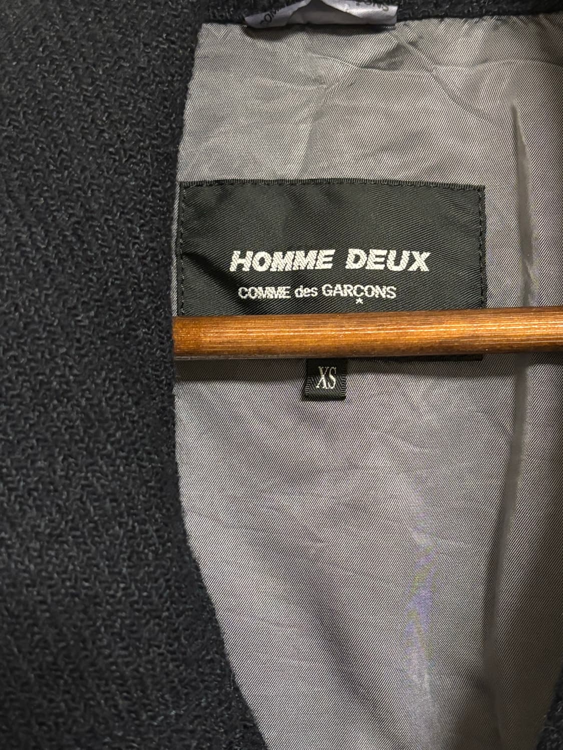 꼼데가르송 옴므 듀스 축융 울 코트 상품이미지4