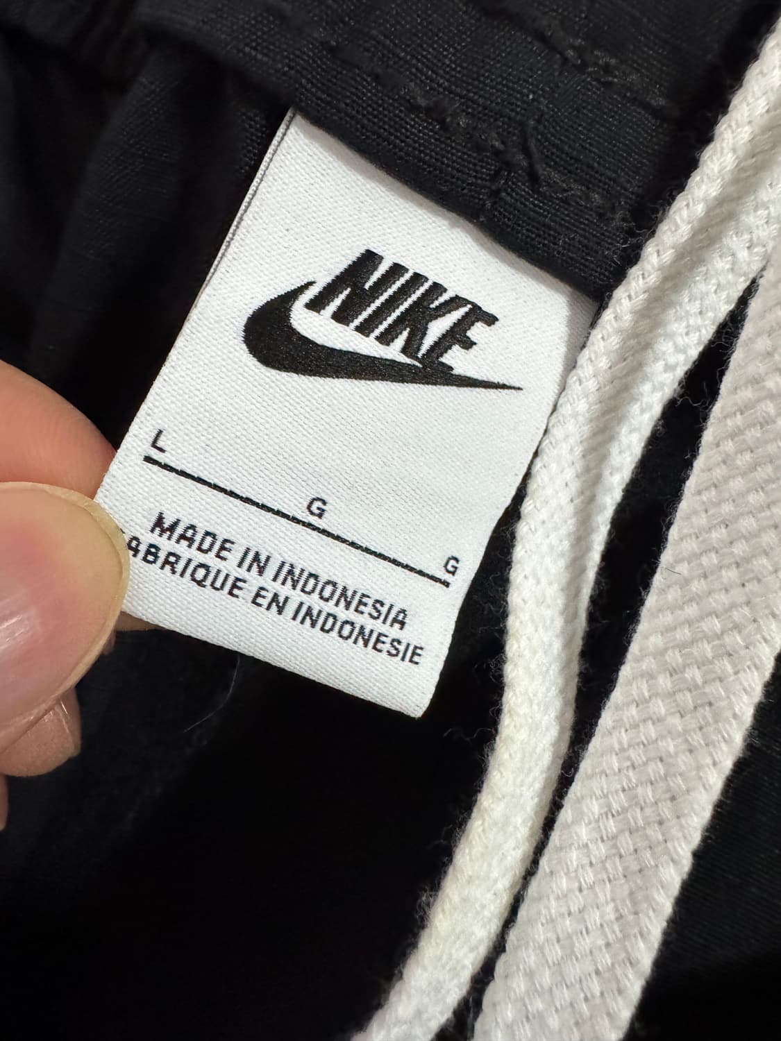 나이키 24년도 최신 밴딩 카고 조거팬츠 블랙 L 상품이미지3