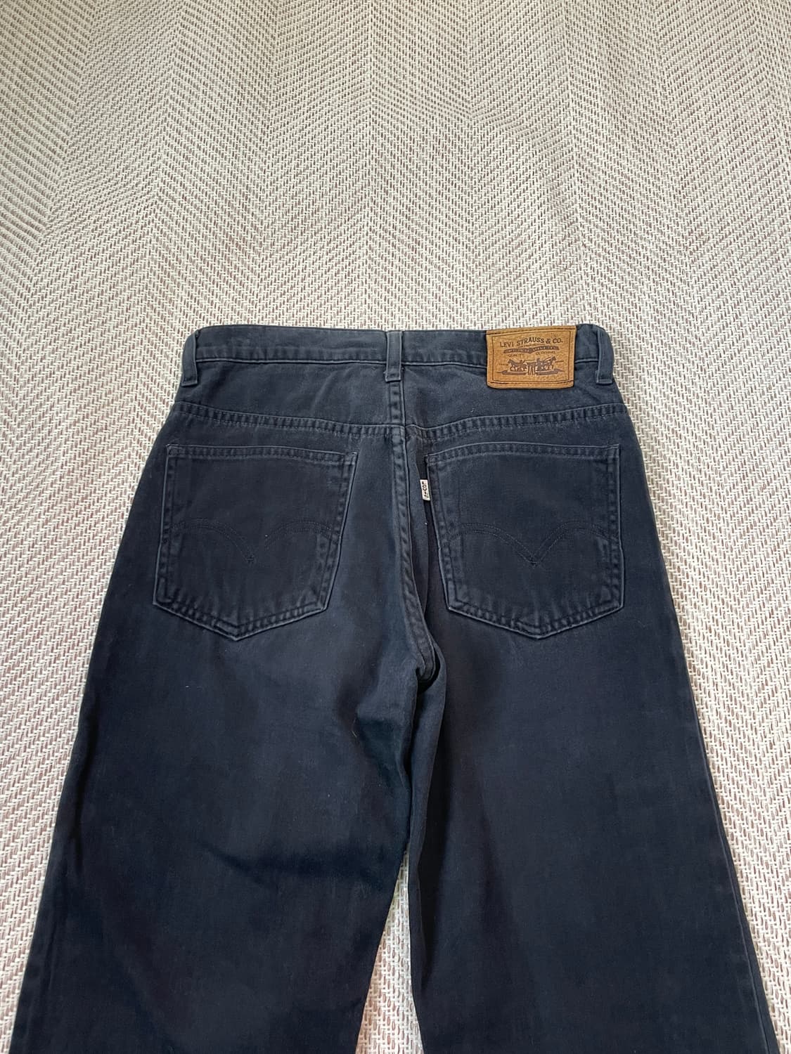 리바이스 재팬 피치드 코튼 네이비 팬츠  J03215 상품이미지2