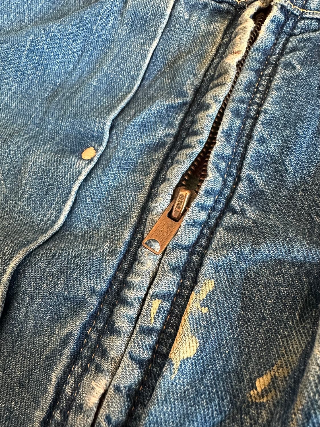 50s USA 빈티지 몽고메리워드 101 2세대 셀비지 데님 자켓 rrl 상품이미지4