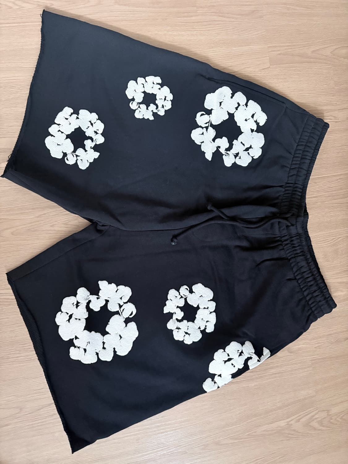 데님티어스 스웻팬츠 반바지 블랙 XL 상품이미지1