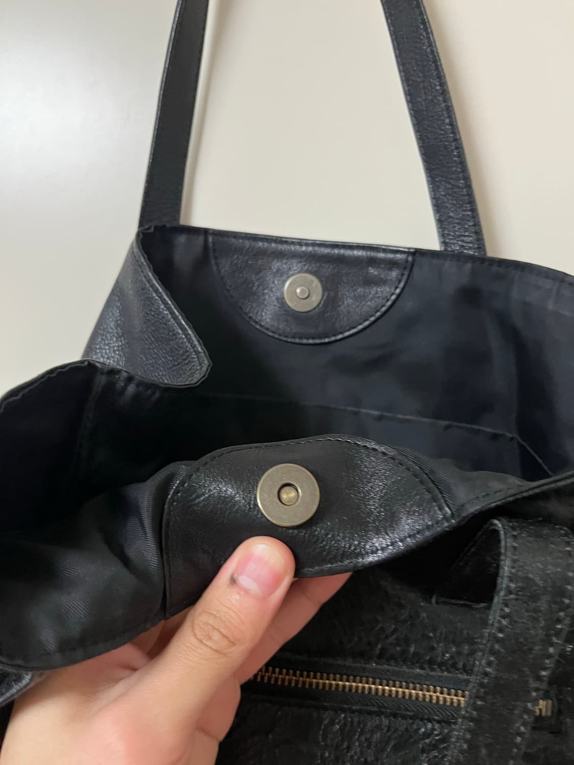 Hiroko koshino leather shoulder bag 상품이미지6