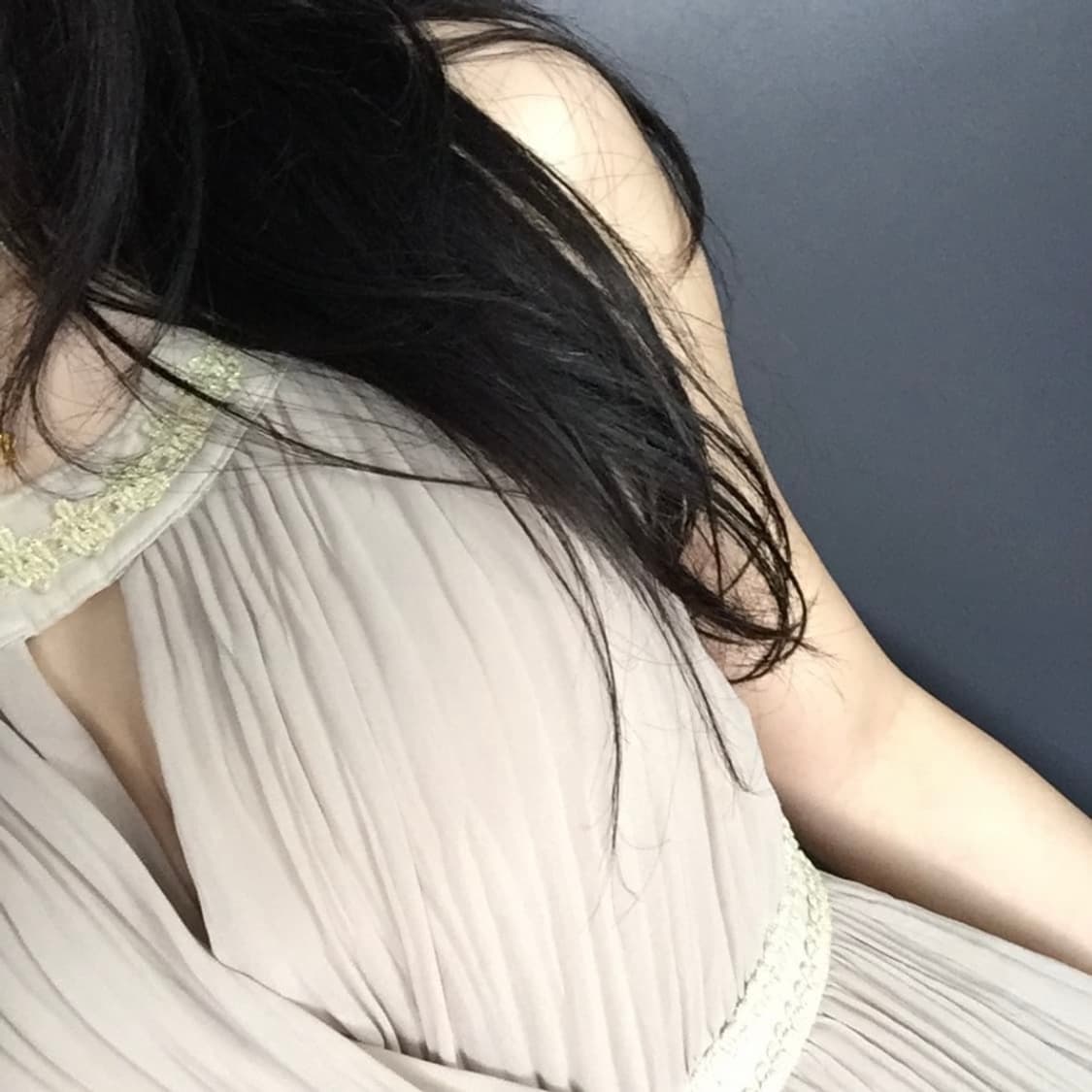 Armoire caprice 로걀 레이스 쉬폰 슬리브리스 원피스 상품이미지2