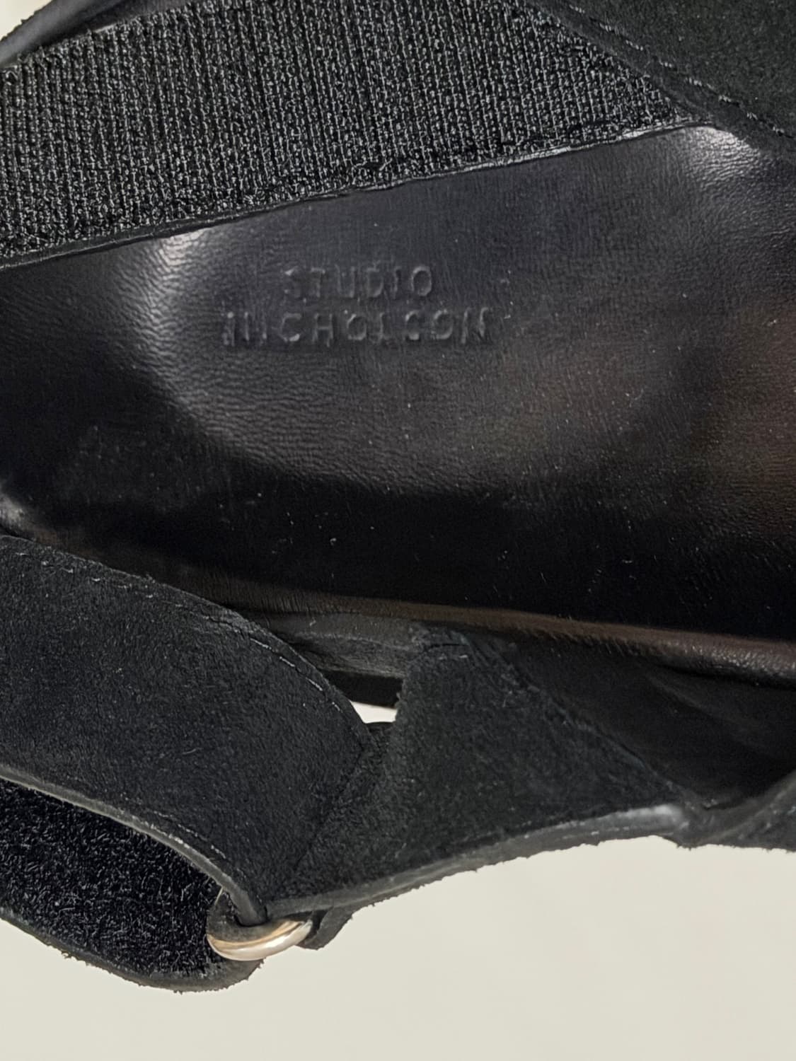 스튜디오 니콜슨 스웨이드 블랙 뮬 슬리퍼 상품이미지6