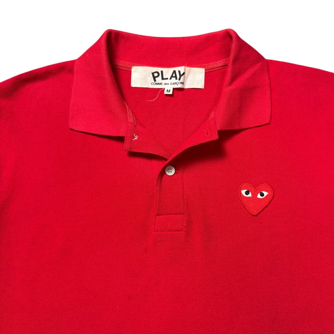 (M) 꼼데가르송 레드와펜 카라티 레드 상품이미지2