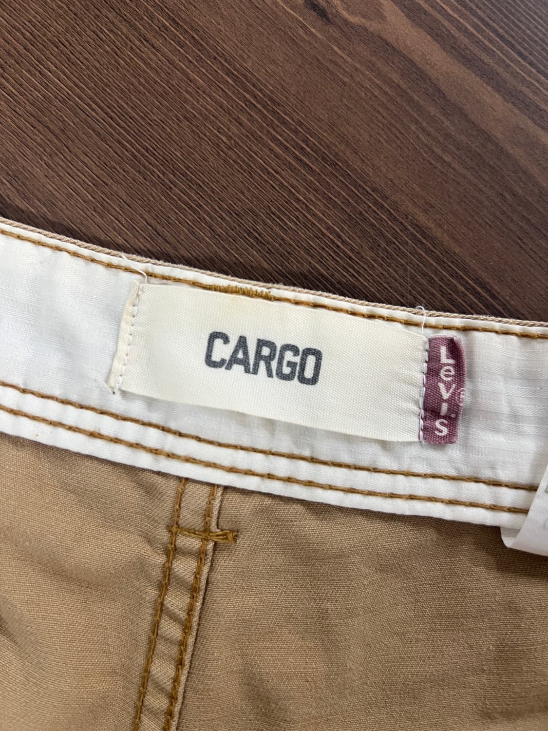 00s Levis 리바이스 카고 베이지 하프 팬츠 상품이미지7