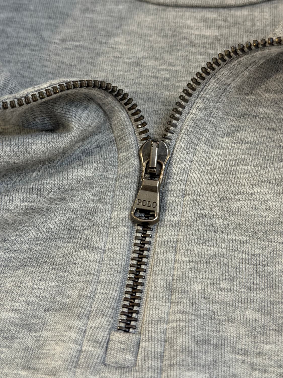 폴로 랄프로렌 반집업 스웻셔츠 맨투맨 그레이 상품이미지3