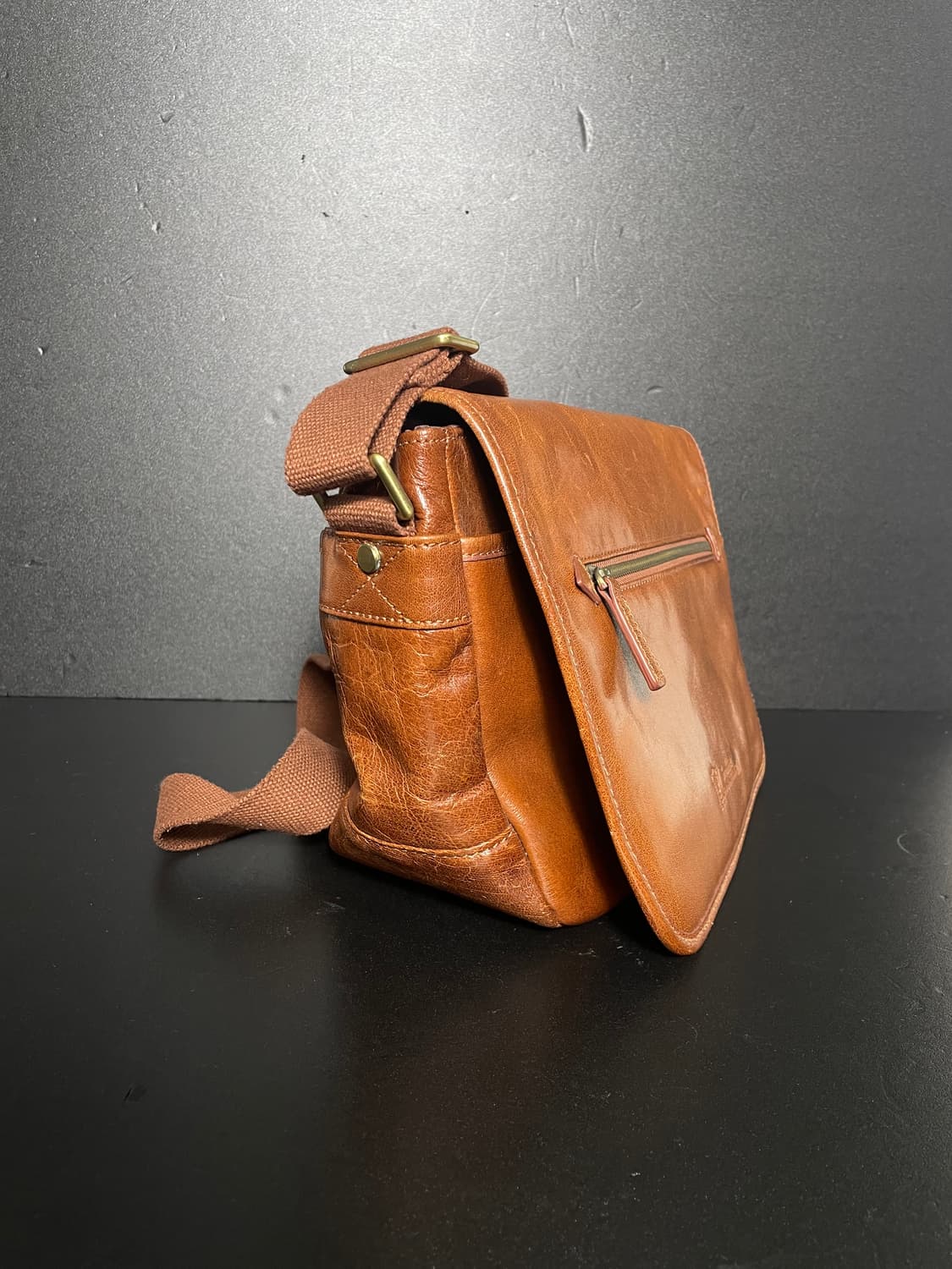 snobbist 버팔로 레더 크로스백 made in japan 상품이미지4