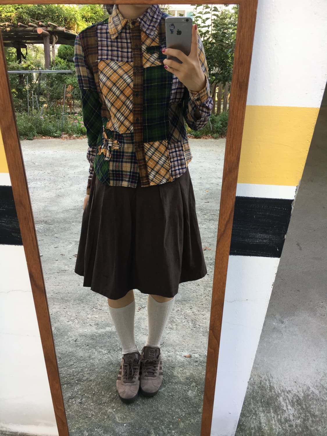 어텀 플라워 패치 셔츠 상품이미지2