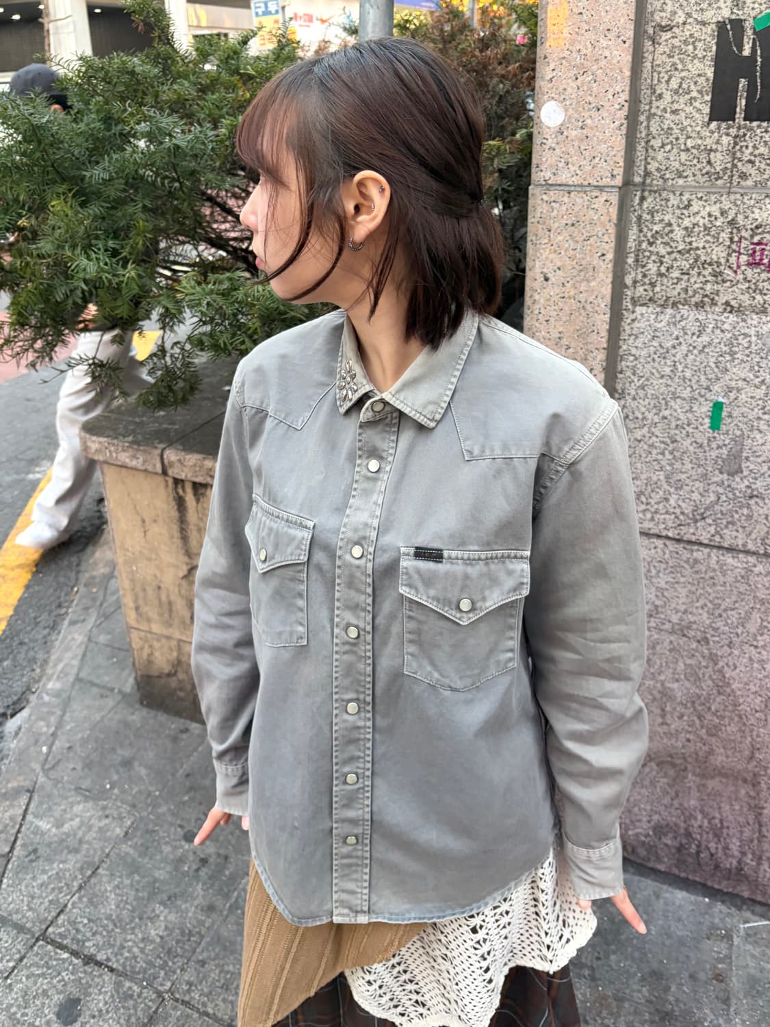 Lee x nano 콜라보 웨스턴 셔츠 상품이미지1