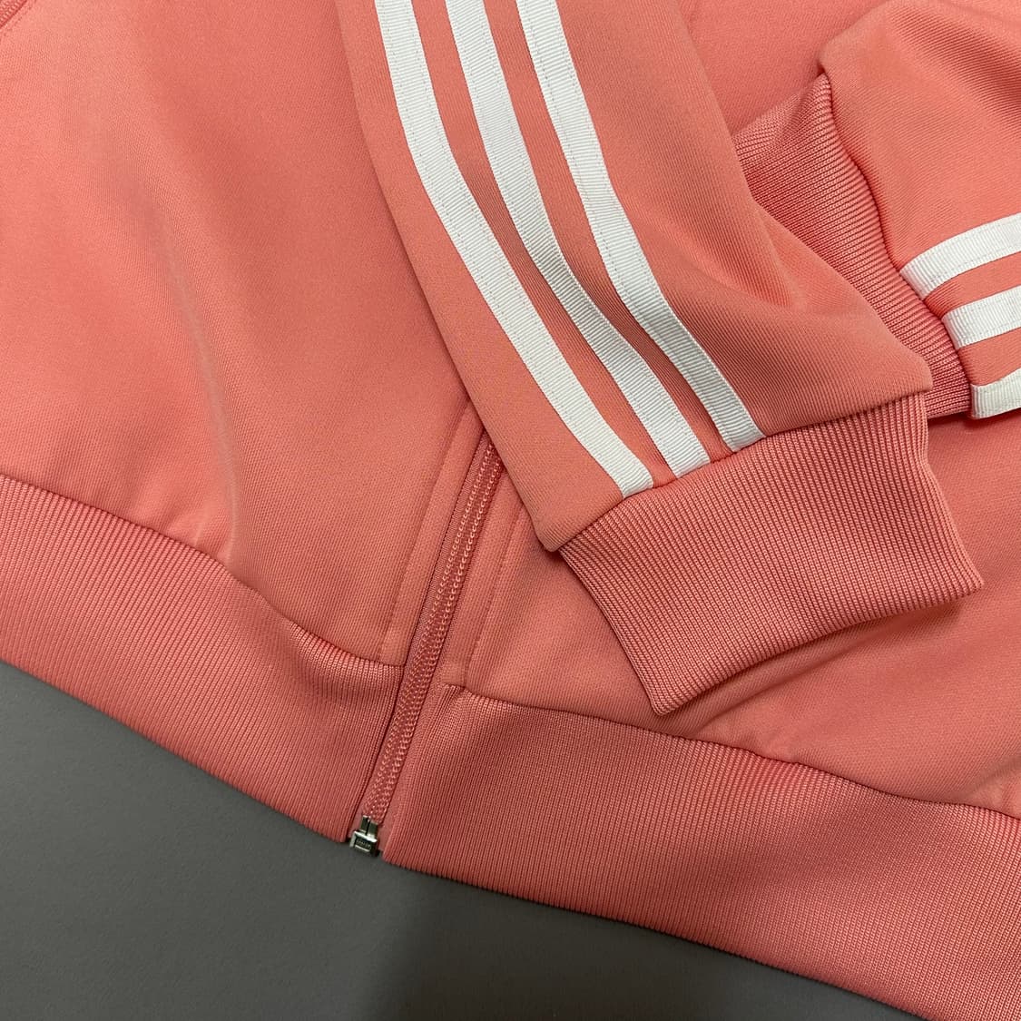 아디다스 신형 슈퍼스타 핑크 빈티지 져지 L 상품이미지6