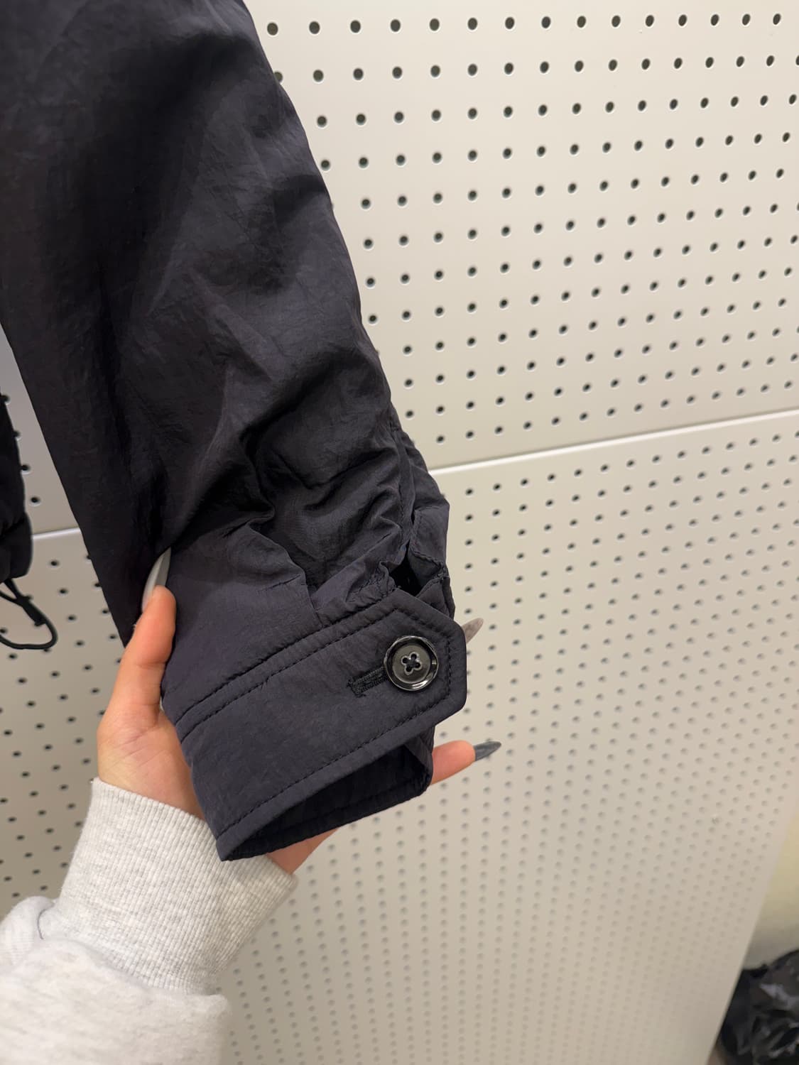 인사일런스 나일론 누빔 크롭 자켓 U736 상품이미지4