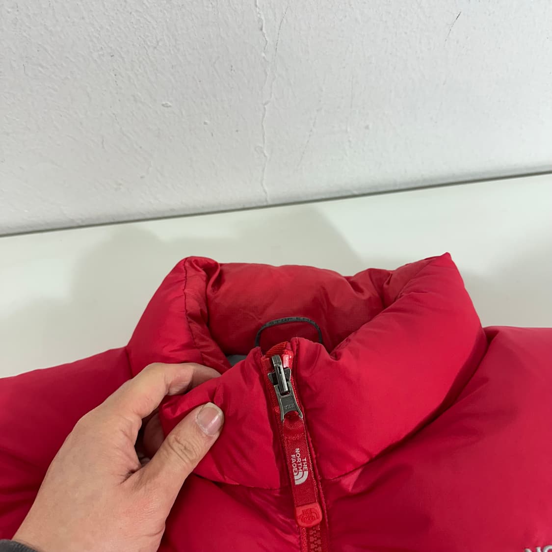 95 M 노스페이스 레드 700 구형눕시 구스다운 패딩점퍼 상품이미지4
