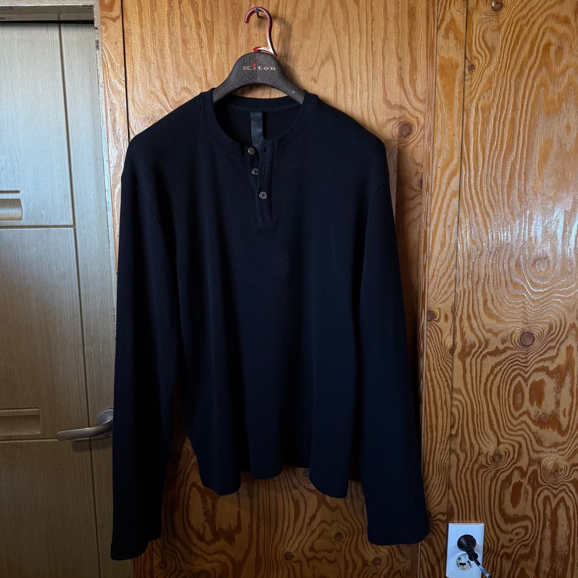 크롬하츠 세메터리 헐리우드 헨리넥 와플 니트셔츠 상품이미지3