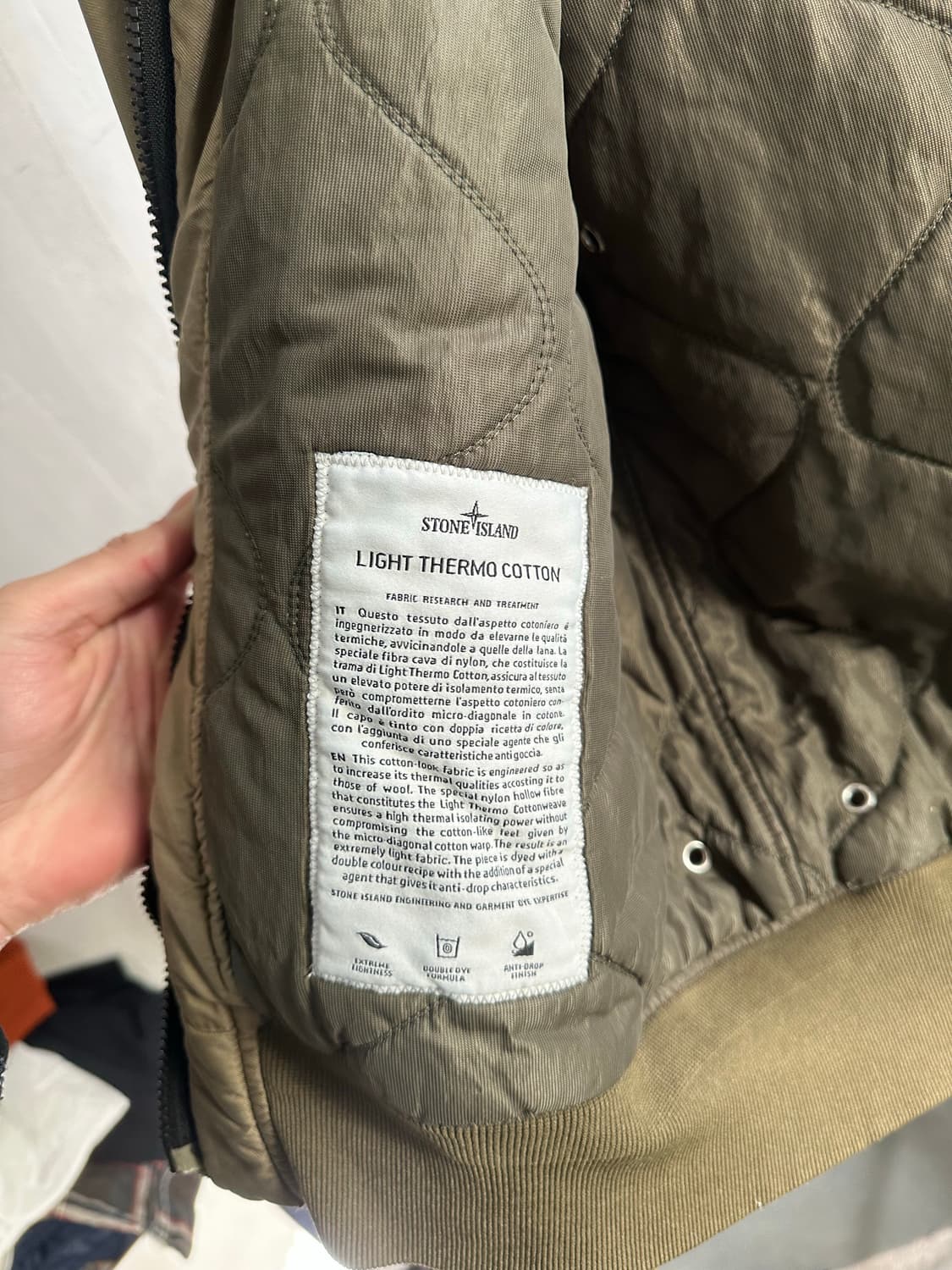 스톤아일랜드 light thermo cotton 자켓 L (95-100) 상품이미지5